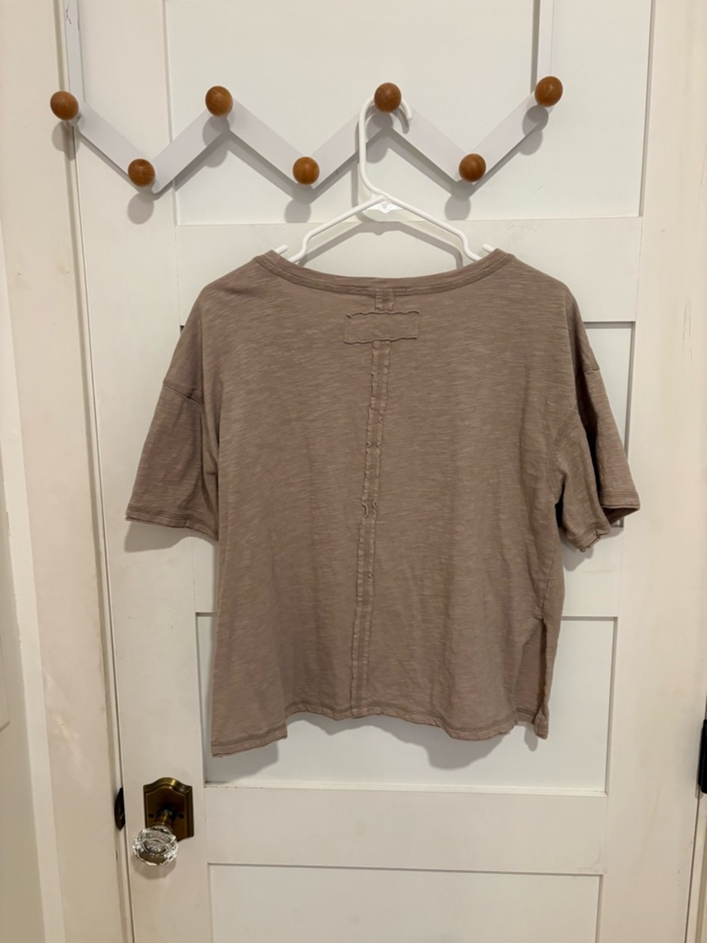 Zenana 100% cotton Taupe Two-Piece Lounge Pantsuit - Picture 5 of 15